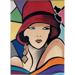 Portrait de femme des...